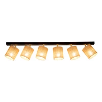 Jute Lampa Sufitowa 6xE27 Max.25W Czarny/Beżowy 56793604