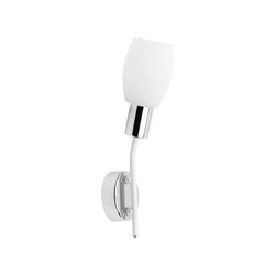 Tosca Wall Lamp 1xE14 Max.40W White Metal/Chrome Metal/White Glass 9033102