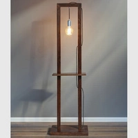 Monopod Lampa Podłogowa 1xE27 Max,15W Orzech/Czarny 6460976