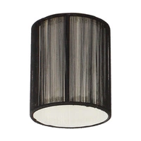 Carla Ceiling Lamp 2xE14 Max.40W Birch Wood/Black Shade 2026018911028