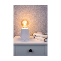 Lampa Stołowa Diamant 1xE27 Max.25W Biały Beton/Czarny Kabel PCV 7919137