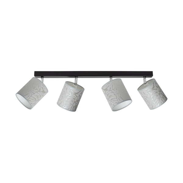 Mateo Ceiling Lamp 4xE27 Max.25W Black Metal/Beige Wallpaper 87800404