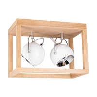 Lampa sufitowa Roy z 2xLED GU10 5W Dąb olejowany/biały metal 5222274