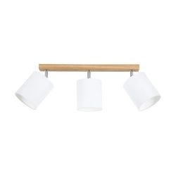 Aprillia Lampa Sufitowa 3xE27 Max.25W Dąb Olejowany/Biały 56744374