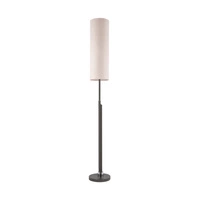 Lampa podłogowa Eleganta w zestawie Zintegrowana dioda LED 1800lm+500lm 3000K 22W Antracyt Metal/Czarny Kabel z tkaniny/Beżowy lniany klosz 15923123