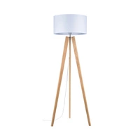 Lotta Floor Lamp 1xE27 Max.60W Oiled Oak/Transparent PVC/White 74301074