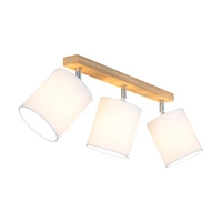 Aprillia Ceiling Lamp 3xE27 Max.25W Oiled Oak/White 56744374