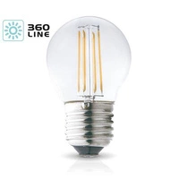 FILAMENT LED decorative light bulb E27 4W warm 3000K G45 ball