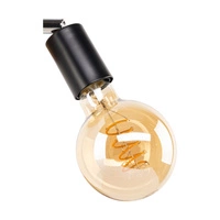 Takada Lampa Sufitowa 3xE27 Maks. 25W Bejcowana Sosna Szara/Czarny Metal 2035717800000
