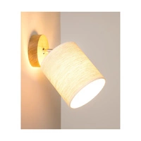 Boho Wall lamp 1xE27 Max.25W Oiled Oak/Beige 56791174