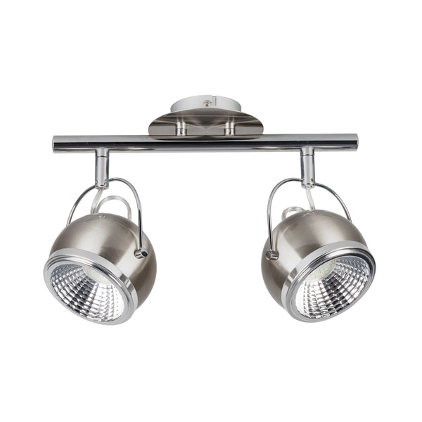 Lampa sufitowa kulowa w zestawie 2xGU10 LED 6W Satynowy Metal 2686287
