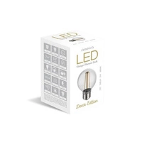 FILAMENT LED decorative light bulb E27 2W warm 2800K ball G45