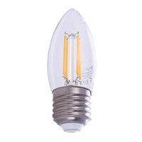 Decorative Filament LED light bulb 4W E27 C37 Candle warm color 2700K EKZF003