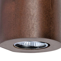 Okrągły Kinkiet Wooddream 2xGU10 Max.6W Drewno Bukowe Orzech 2081276