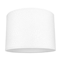 Lampa stołowa Leila 1xE27 maks. 60W chromowany metal/przezroczysty kabel PVC/wielokolorowy papier + klosz z PCV ze wzorem krokodyla 7651028