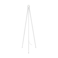 Podstawa lampy podłogowej 1xE27 maks. 40W biały kabel metalowy/przezroczysty PVC 1511002B