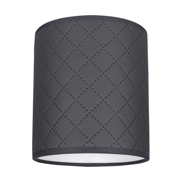 Lampshade Cylinder E27 H20 Anthracite Fabric A0981