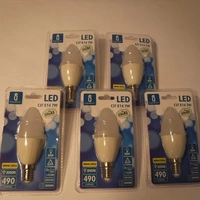 LED bulb E14 7W warm 3000K candle C37