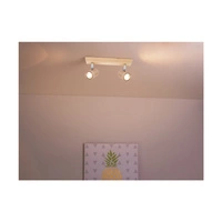 Lampa sufitowa Venla w zestawie 2xLED GU10 5W Drewno Brzozowe 2434260
