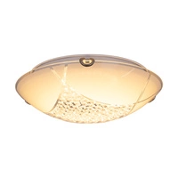 Lampa Sufitowa Carolina 1xLED Zintegrowana 1650lm 2700K 15W Biały Metal/Biało-Przezroczyste Szkło 4593102