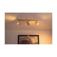 Lampa sufitowa Venla w zestawie 3xLED GU10 5W Drewno Brzozowe 2434360