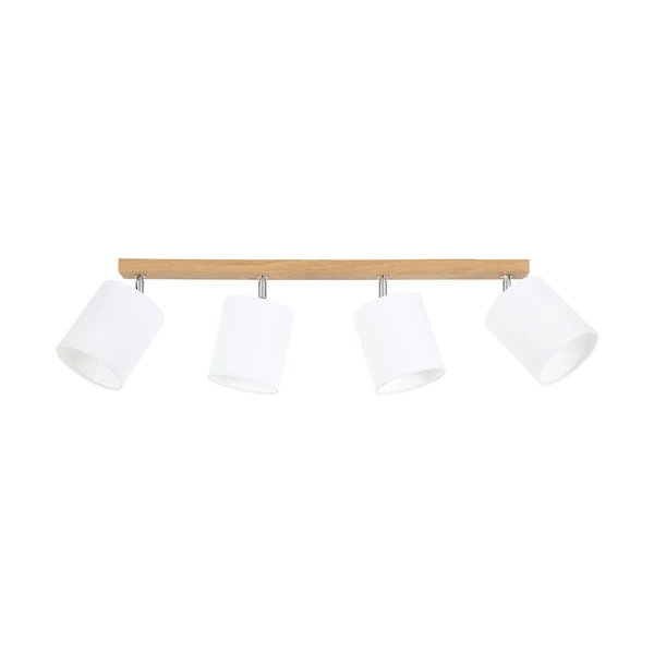 Aprillia Ceiling Lamp 4xE27 Max.25W Oiled Oak/White 56744474