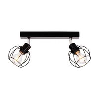 Lampa Sufitowa Phiphi 2xE27 Max.60W Czarny Metal/Chrom Metal 2614204