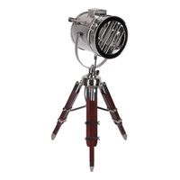 Movie Table Lamp 1xE27 Max.60W Aluminum Metal/Wenge Wood 1223127