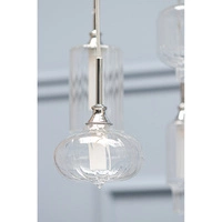 Lampa wisząca LARISSA XII przeźroczysta 65cm 1891228