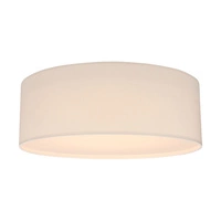 Lampa Sufitowa Josefina 1xLED Zintegrowana 1650lm 2700K 18W Biały Metal/Biały Klosz Tkaniny 4763802