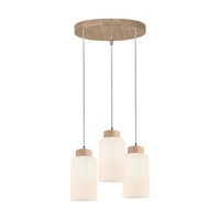 SPOTLIGHT lampa wisząca 3 punktowa drewno dębowe kolor dąb olejowany 1720574 1720574