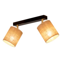 Jute Lampa Sufitowa 2xE27 Max.25W Czarny/Beżowy 56793204