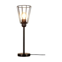 Swan Table Lamp 1xE27 Max.25W Black Metal/Black PVC Cable 72430104