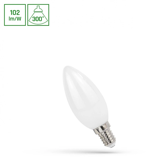 LED CANDLE E-14 230V 4W COG NW WHITE SPECTRUM