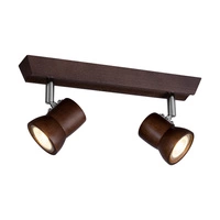 Lampa sufitowa Venla w zestawie 2xLED GU10 5W Drewno bukowe orzechowe 2434276