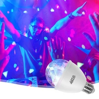 Żarówka LED PARTY LIGHT E27 3W RGB na Imprezę / domówkę