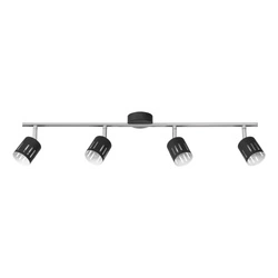 Ulrika Ceiling Lamp Incl. 4xG9 Max.28W Chrome Metal/Black Metal 2744404
