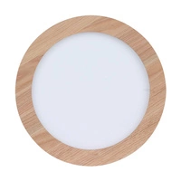 Vivica Round Ceiling Lamp 1xLED Integrated 36W Oiled Oak/White/Remote Cn/atrol 2088215