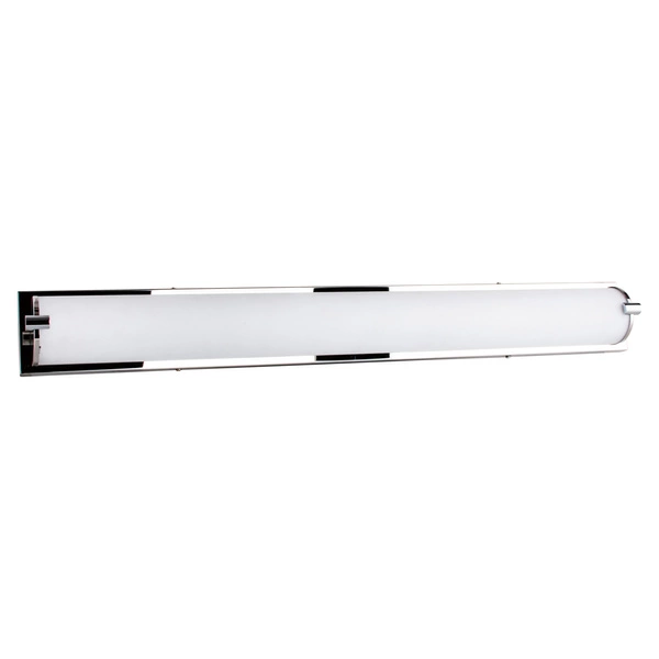 Romy Wall Lamp Incl. LED Integrated 3200lm 3000K 40W Chrome Metal/White Glass 3481128