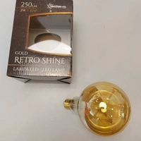 Filament GLOB G125 E27 230V 2W COG gold barwa ciepła 2400K