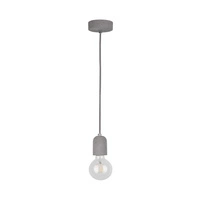Amory Lampa Wisząca 1xE27 Max.60W Szary/Czarny-Biały 9774136