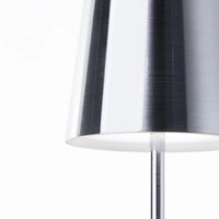 Lampa stołowa Xaana LED CCT+DIM regulowana | satynowy nikiel