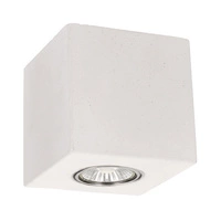 Concretedream Square Lampa Sufitowa 1xGU10 Max.6W Biały Beton 2076137