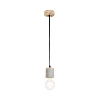 Cesar Lampa Wisząca 1xE27 Max.60W Dąb Olejowany/Czarny/Szary 1899174