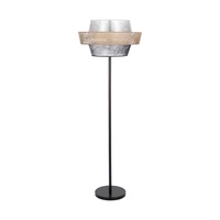Nevoa Lampa Podłogowa 1xE27 Max.60W Czarny/Czarny-Złoty-Srebrny 12310104
