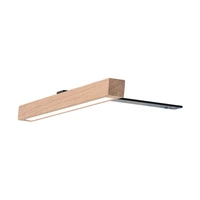 Lampa kinkiet łazienkowy montowany na szafkę, lustro AQUA VIVA Nadszafkowa LED 6W Czarny/Dąb Olejowany szer 40cm IP44 89411104