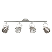 Lampa sufitowa Oliver w zestawie 4xGU10 LED 5,5W Chrom Metal/Satynowy Metal 5109427
