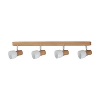 Svantje Lampa Sufitowa 4xE14 Max.40W Dąb Olejowany/Chrom/Biały 2239474