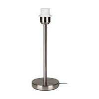 Lampa Stołowa Scarlett 1xE27 Maks. 40W Metal Satynowy/Przezroczysty Kabel PCV/Abażur Beżowy Aksamitny 7751027