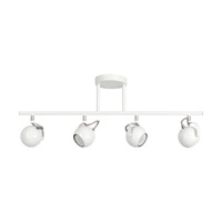 Lampa Sufitowa Lea 4xGU10 Max.50W Chrom Metal/Biały Metal 5019402